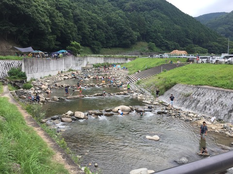 暑い！遊べる川を探し、箕面北部の止々呂美へ（箕面市）