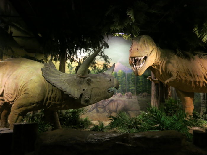台北動物園の動く恐竜