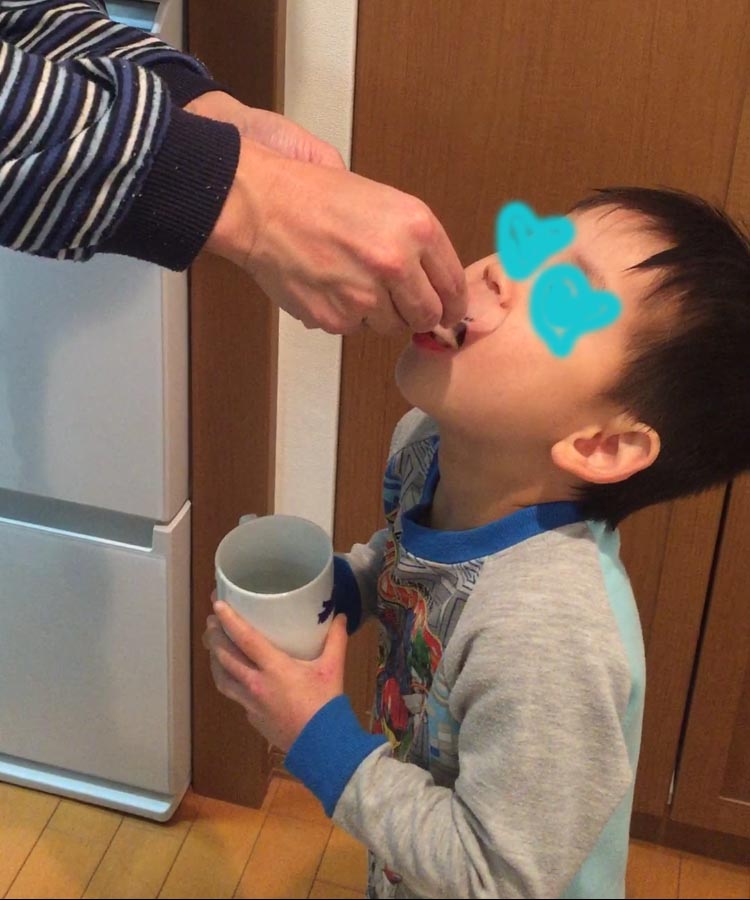 インフルエンザBで自宅待機に。病児保育に行ったよ。