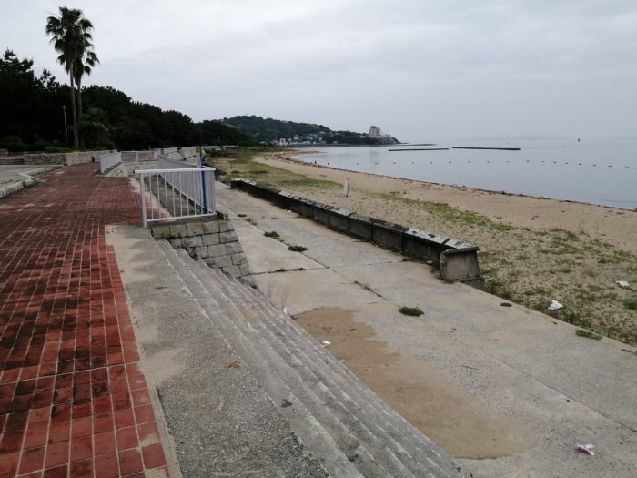 赤穂オートキャンプ場近くの海岸